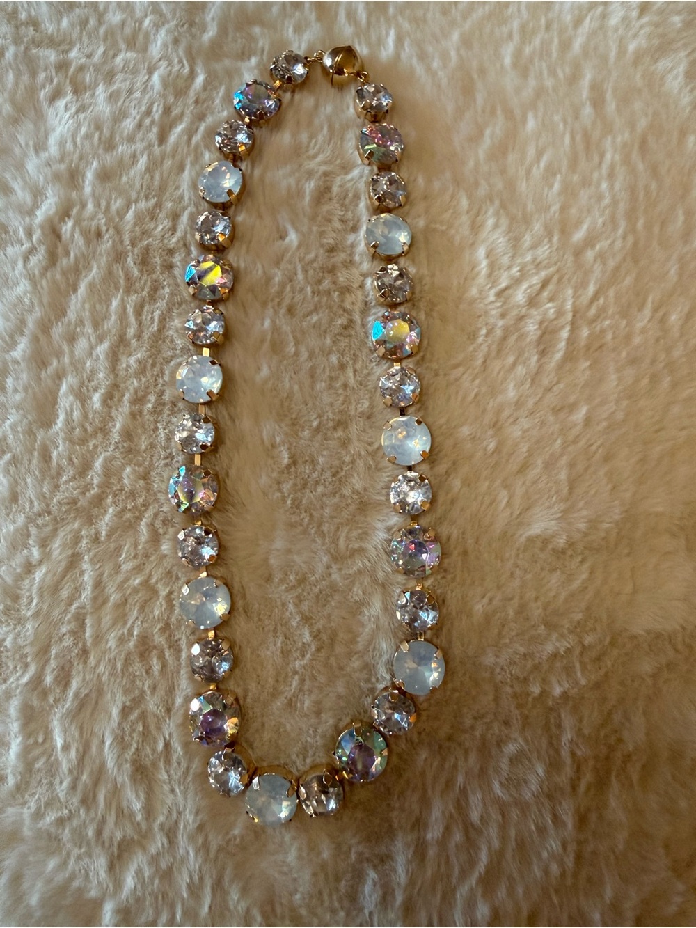 Opal + AB Crystal Necklace